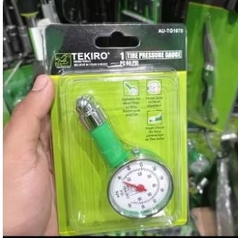 TEKIRO Alat Ukur Tekanan Angin Ban Mobil Motor model bulat