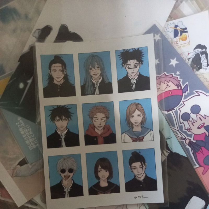 

[ JUJUTSU KAISEN ] NEPPURI ARTPRINT FANMERCH JP KARTU FOTO ANIME