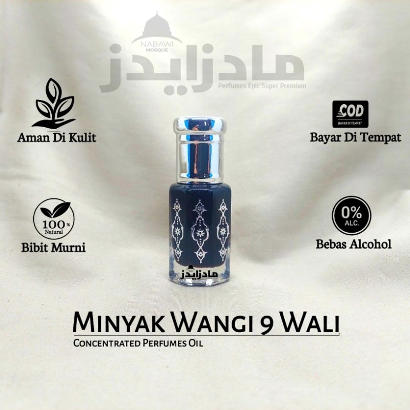 Minyak wangi 9 wali | Minyak misik 9 wali | Minyak Ibadah