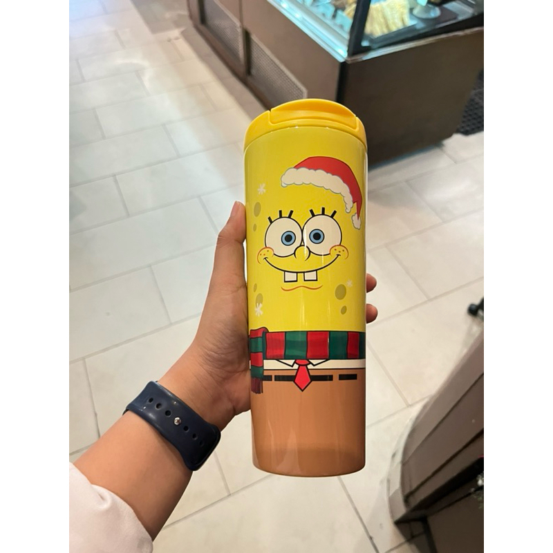 tumbler starbucks x spongebob limited edition