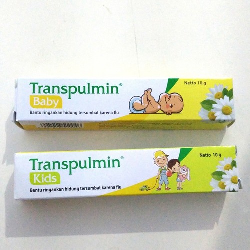 salep transpulmin baby 10gr obat oles batuk pilek bayi & anak - baby
