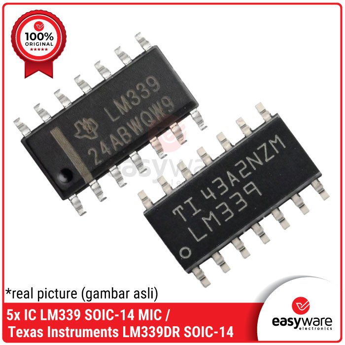 5x IC LM339DR SOIC-14 LM339 SOP-14 SMD IC Comparator Original