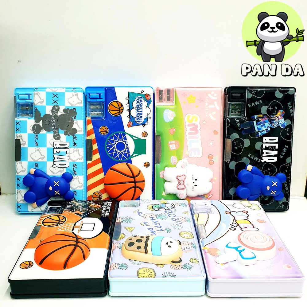 

KOTAK PENSIL 553 TEMPAT PENYIMPANAN ATK ALAT TULIS SHARPENER PENCIL CASE LUCU IMUT