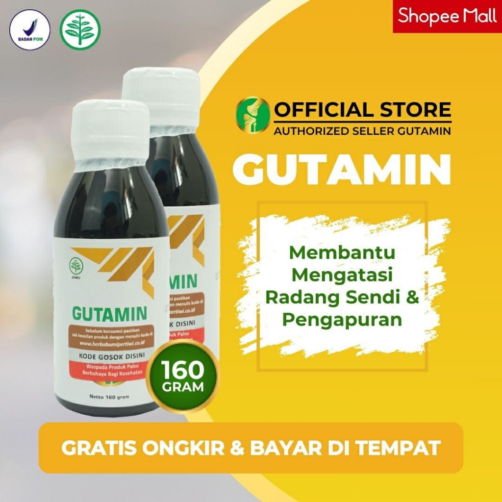 

GUTAMIN Madu Paket 3 Botol Berat Bersih 350 Gram Free gift Sendok Kayu