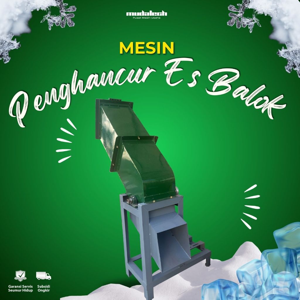 Mesin Serut Es Batu Balok Alat Penghancur Es