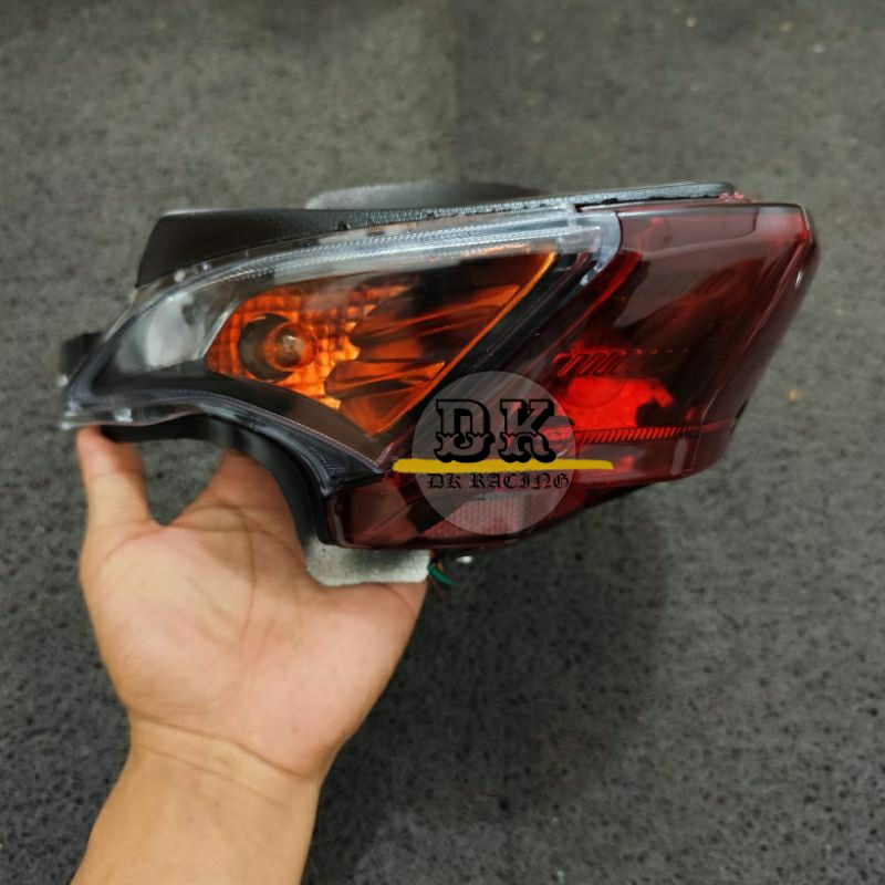 LAMPU STOP BELAKANG BEAT KARBU BEAT OLD COSTUM ORANGE STOPLAMP BELAKANG ASSY HONDA BEAT KARBU COSTUM