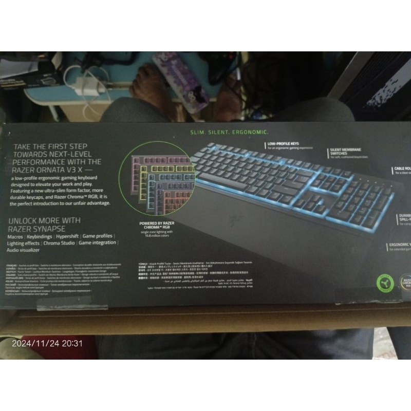 Keyboard Gaming Razer Ornata v3 X