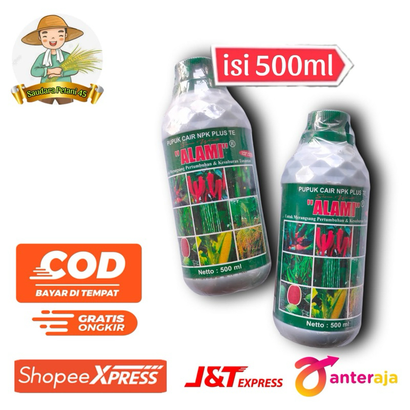Pupuk Cair NPK Plus TE Alami isi 500ml