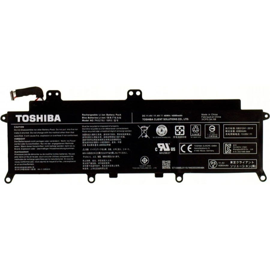 Batre Toshiba X30-D X30-E PA5278U PA5278 Portege X30-D-13Z X30-F-14W