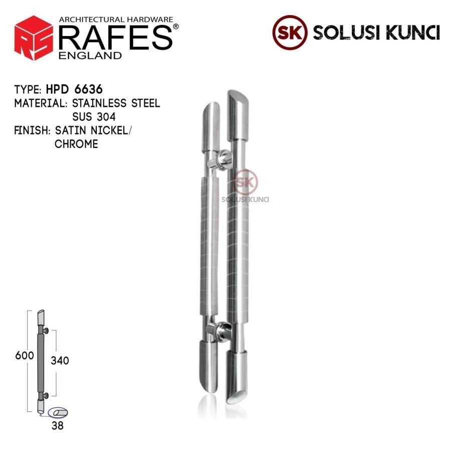Handle Pintu / Tarikan Pintu Depan RAFES ENGLAND
