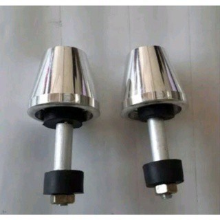 sepasang Jalu stang satria Fu finishing Hitam-chrome