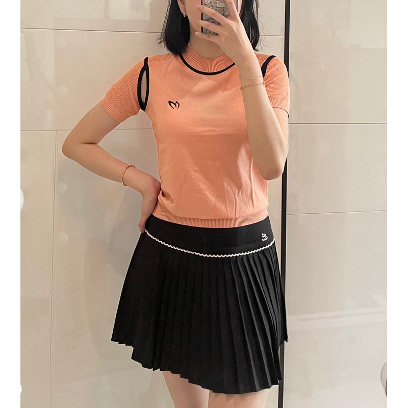 duniagolf masterbunny edition collar neck golf top baju golf wanita