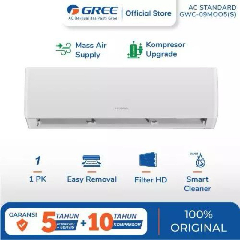 AC GREE 1 PK STANDAR Type 09MOO5S