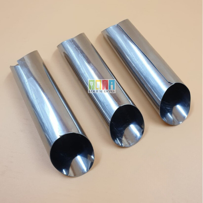 STAINLESS STEEL PASTRY HORN 3 PCS (BARANG CACAT)