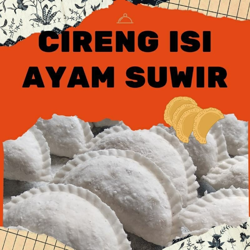 

cireng isi ayam suwir Frozen isi 5 pcs free saus