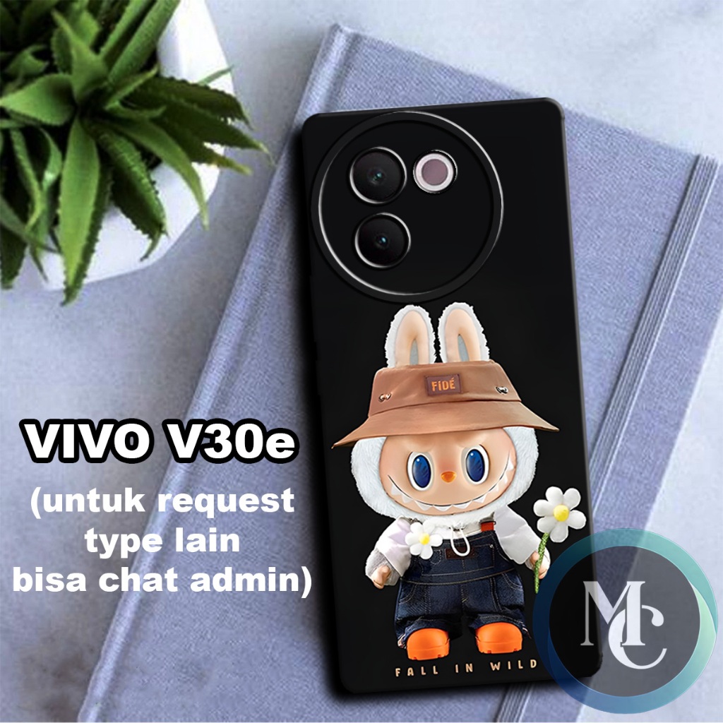 CC24/Softcase karet lentur untuk vivo v30e/Motif cewek/case vivo v30e/kesing vivo v30e/silicon vivo 