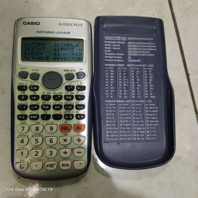 

kalkulator scientific casio fx 570es plus bekas