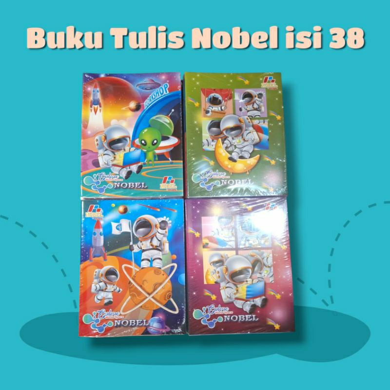 

1 PACK = 10 BIJI Buku Tulis NOBEL Isi 38 / Buku Tulis Murah Berkualitas