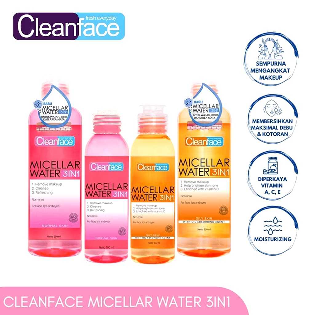 PURBASARI CLEANFACE MICELLAR WATER 250ML