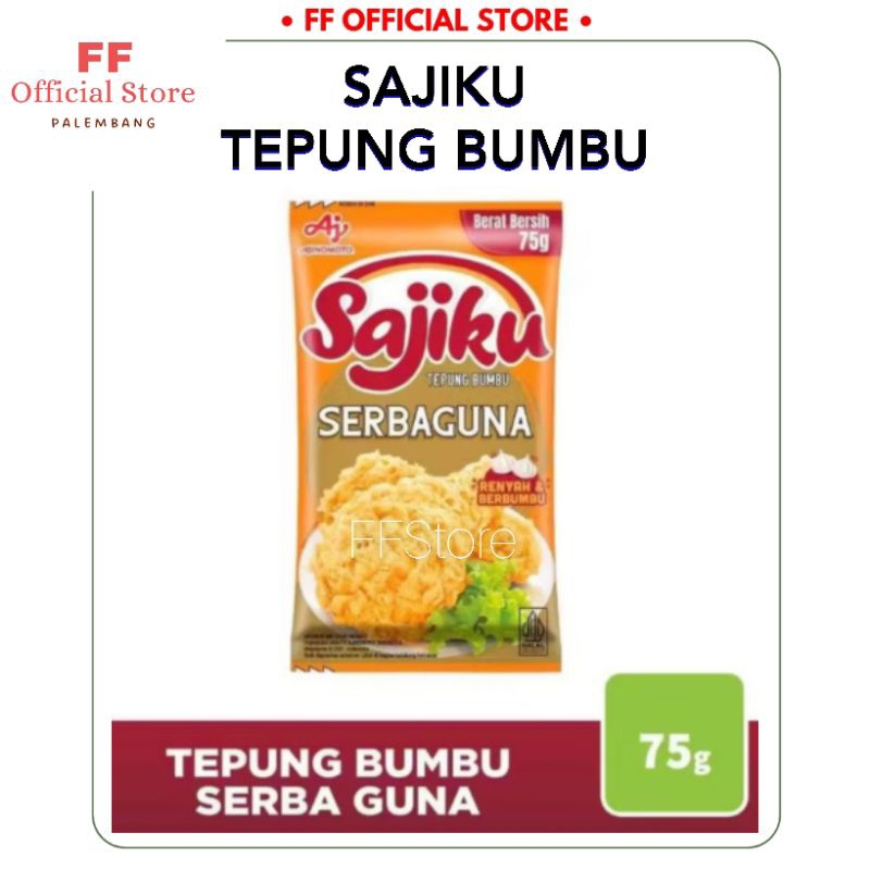 

(WAREHOUSE INSTANT & SAMEDAY) SAJIKU Tepung Bumbu Serbaguna 75 Gr