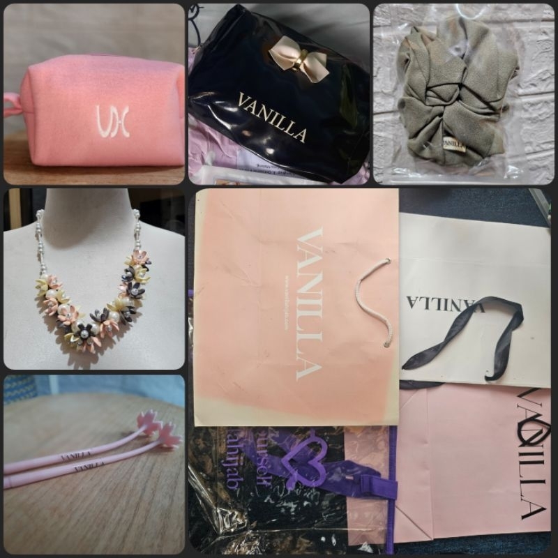 aksesoris bros pouch necklace vanilla hijab | marchandise by. vanilla hijab
