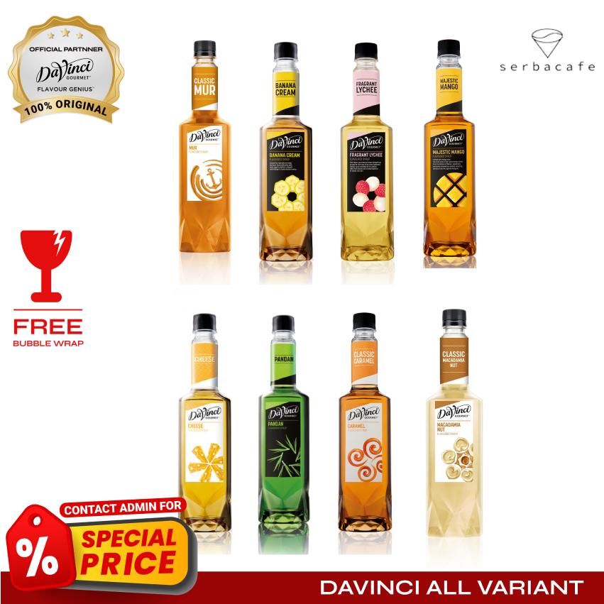 

Davinci Syrup All Flavour ORIGINAL (750 ml)