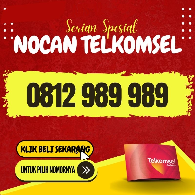 Nomor Cantik Simpati Telkomsel Serian 10 Digit 989 989 Telkomsell Cantik No Cantik Telkomsel Simpati