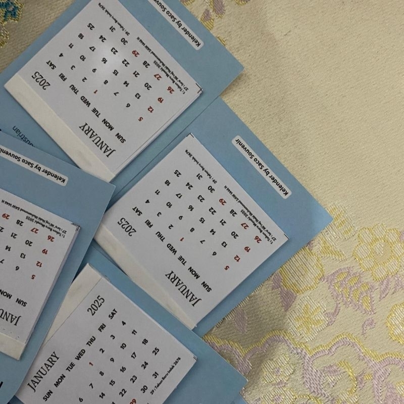 

Kalender Magnet Custom 100 pcs