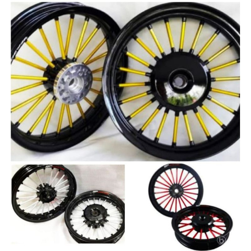 VELG TOP ANDONG SCOOPY BEAT STREET VARIO 125 VARIO 150 NEW 2018 GOLD RED SILVER ORIGINAL not galaxy 