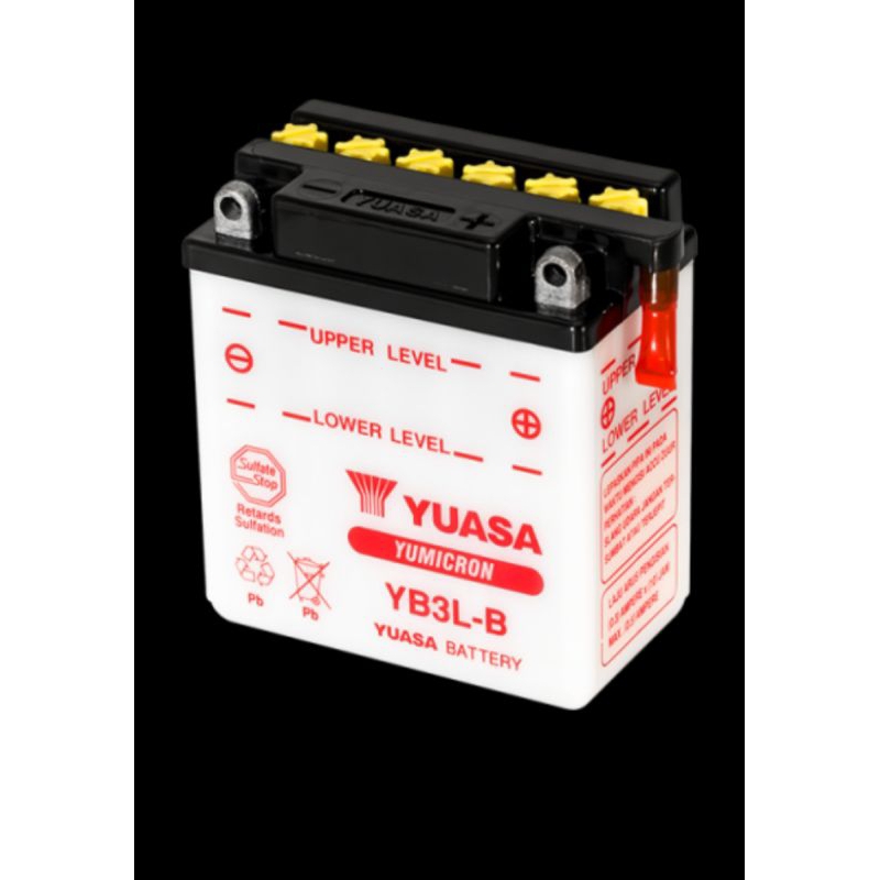 Yuasa Battery YB3L-B, 12v 3ah
