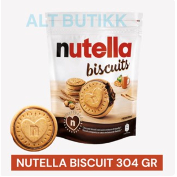 

NUTELLA BISCUITS POUCH 304 Gram | ISI 22 PCS BISKUIT | PRODUCT OF ITALY