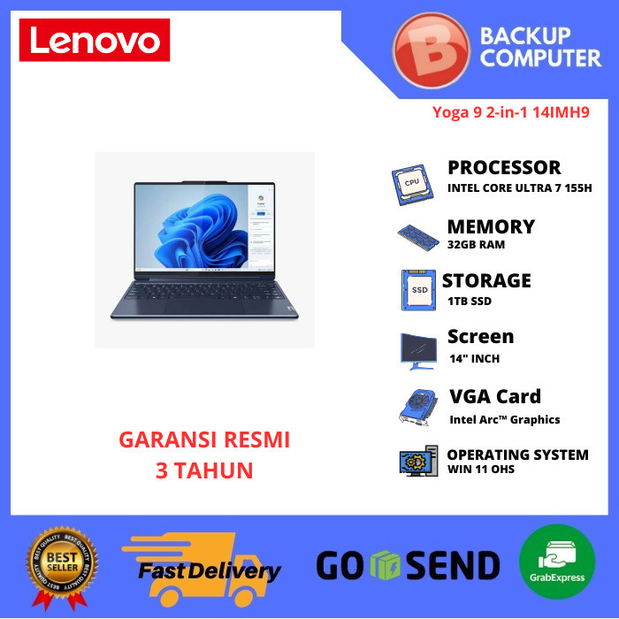 LAPTOP LENOVO Yoga 9 2-in-1 14IMH9 4VID/4WID Intel Core Ultra 7 155H