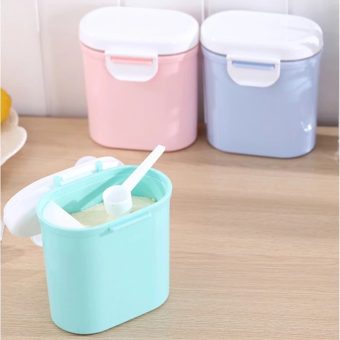 Tempat Susu Kotak Penyimpanan Susu Bubuk Bayi Portable Sealed Ukuran Besar