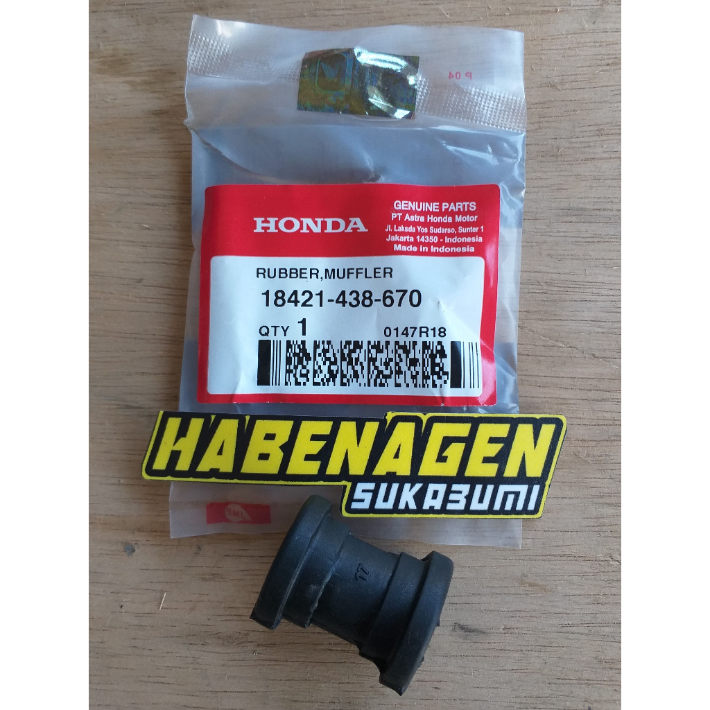 karet dudukan gantungan pangkon knalpot kenalpot honda tiger 2000 lawas lama revo ori ahm