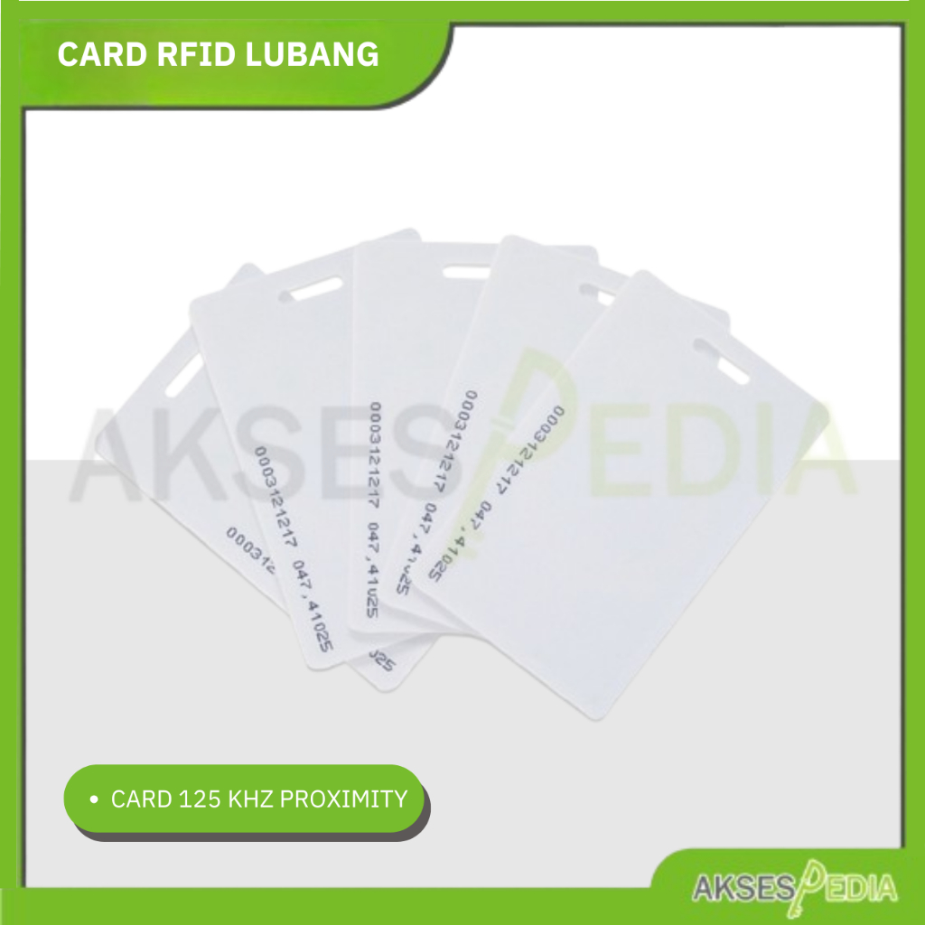 Card Kartu RFID Proximity Lubang