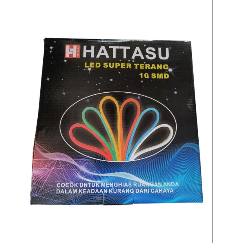 Lampu selang Led RGB neon flexi Hattasu 5meter