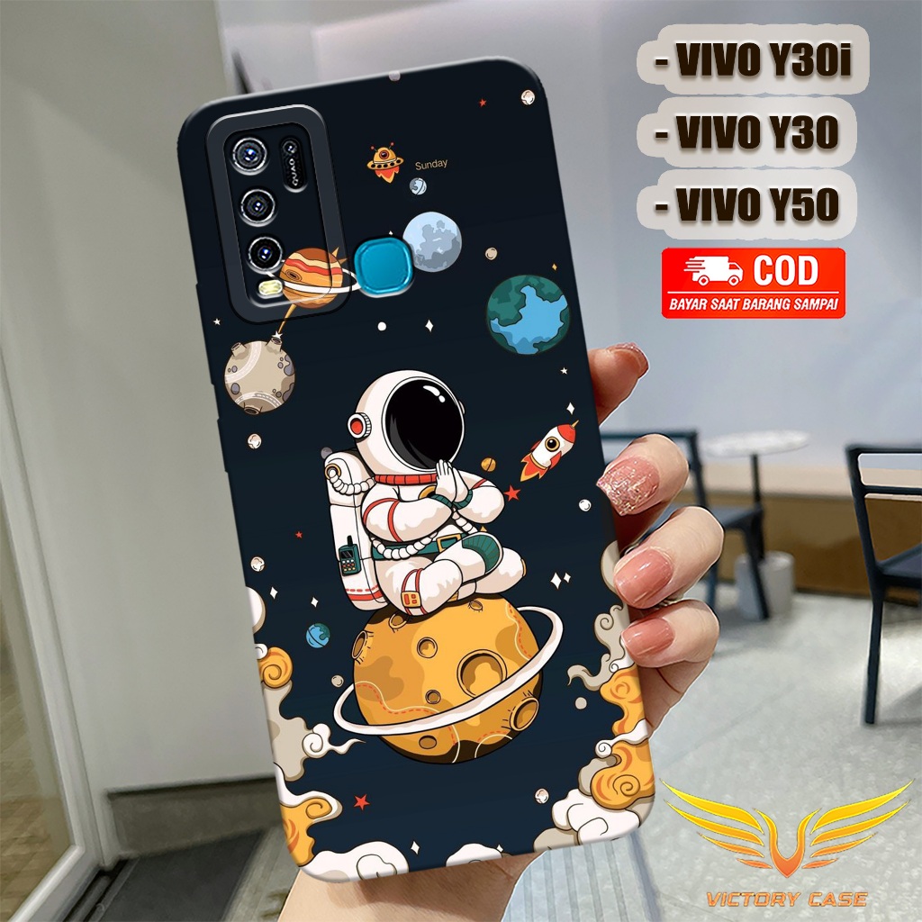 New Astronot Case - Softcase Vivo Y30i / Y30 / Y50 Terbaru - Case Hp Vivo Y30i / Y30 / Y50 - Casing 