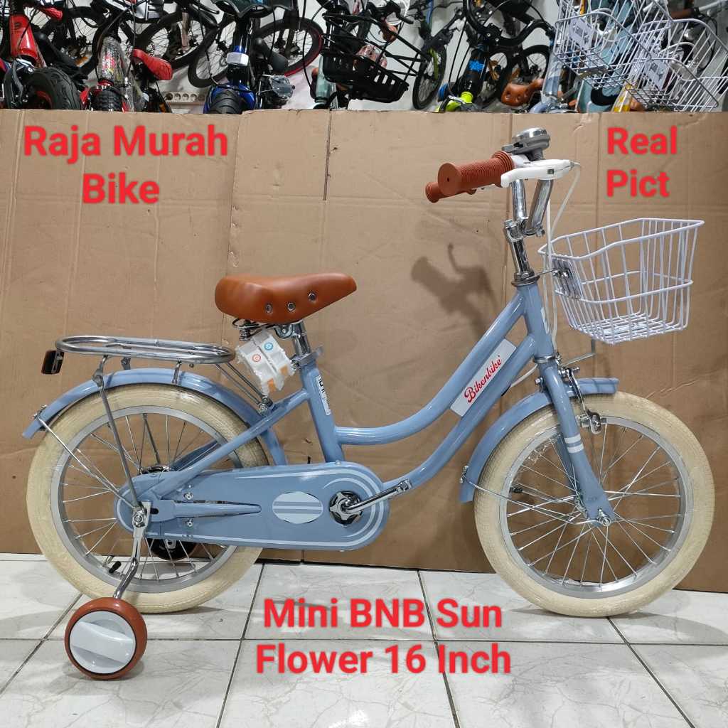 Sepeda Anak Mini 16 inch BNB Sun Flower Sepeda Anak Perempuan Sun Flower BNB 16 inch