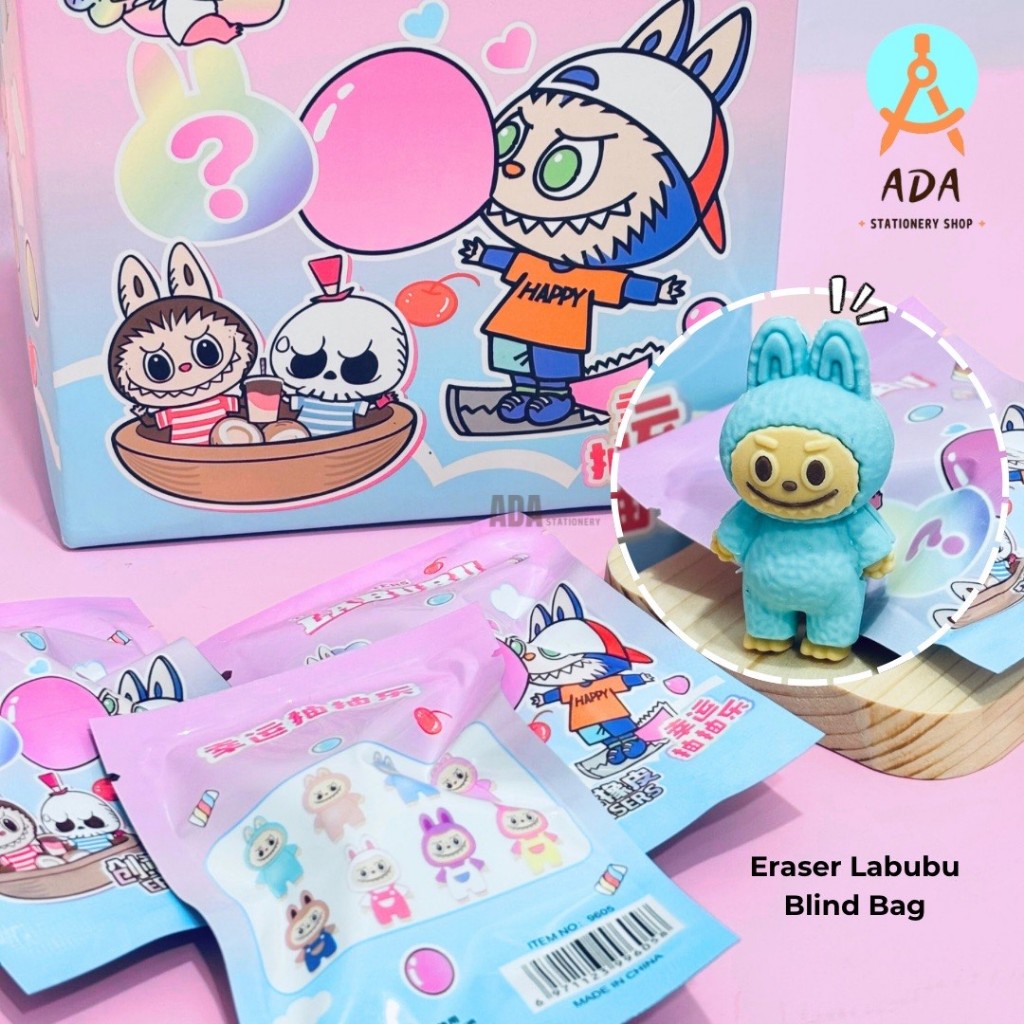 

(1Pc) PENGHAPUS LABUBU BLIND BAG 9605/ERASER/BLIND BOX LABUBU