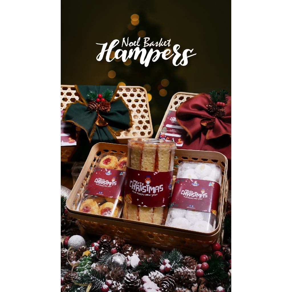 

Noel Hampers Basket - Hampers Natal Garmelia Bakery
