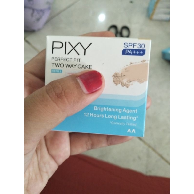 bedak pixy perfect fit two way cake refill spf 30 PA+++