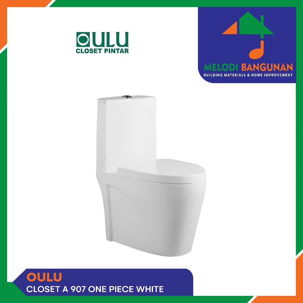 Oulu - Closet + Kloset + Toilet Duduk Kw1 A 907 A907 Green Washer White