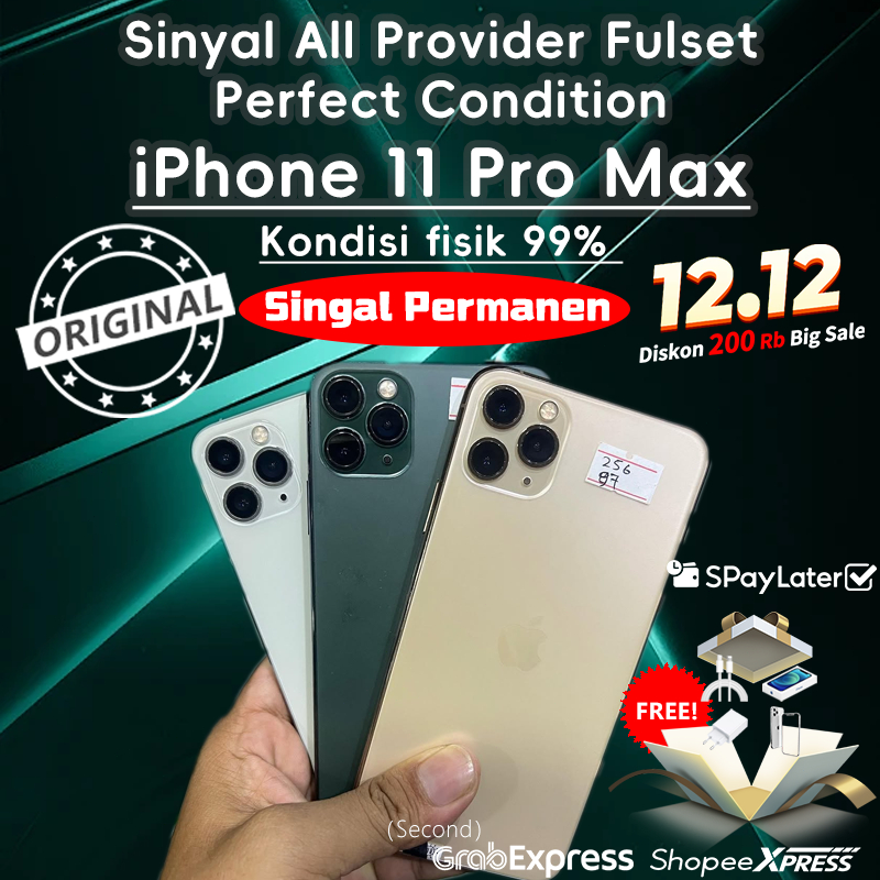 BC iPhone 11 Pro Max IMEI Terdaftar Beacukai Sinyal Permanen iPhone 11 Pro Max 64gb 丨iphone 11 pro m