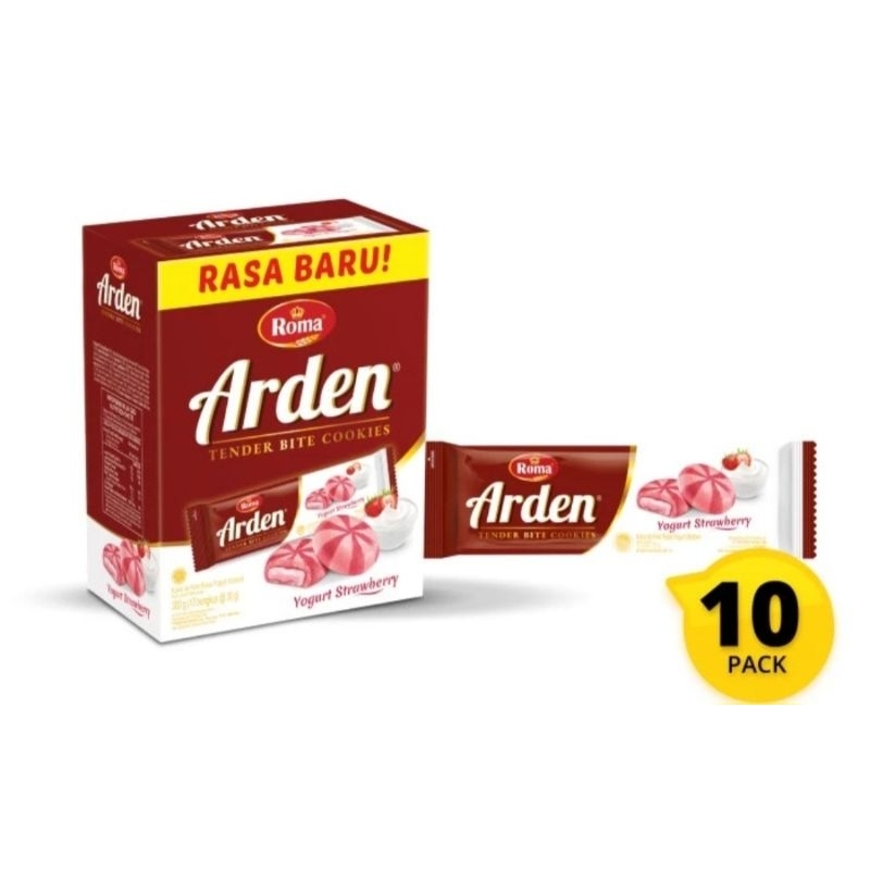 

Roma Arden Yogurt Strawberry 1 box isi 10 @30 gr