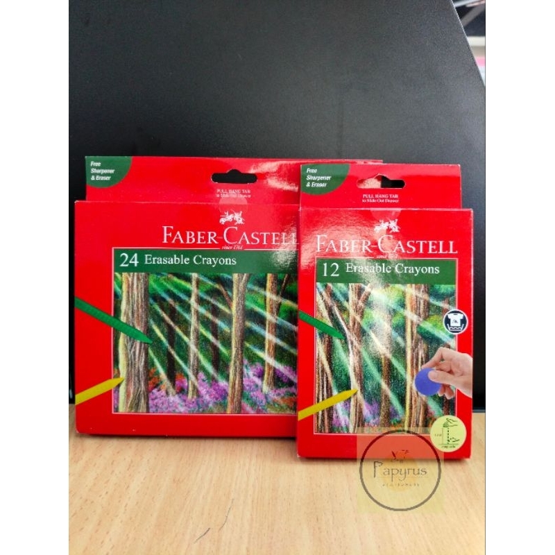 

Faber-Castell Erasable Crayon 12 24 / Krayon Bisa di Hapus