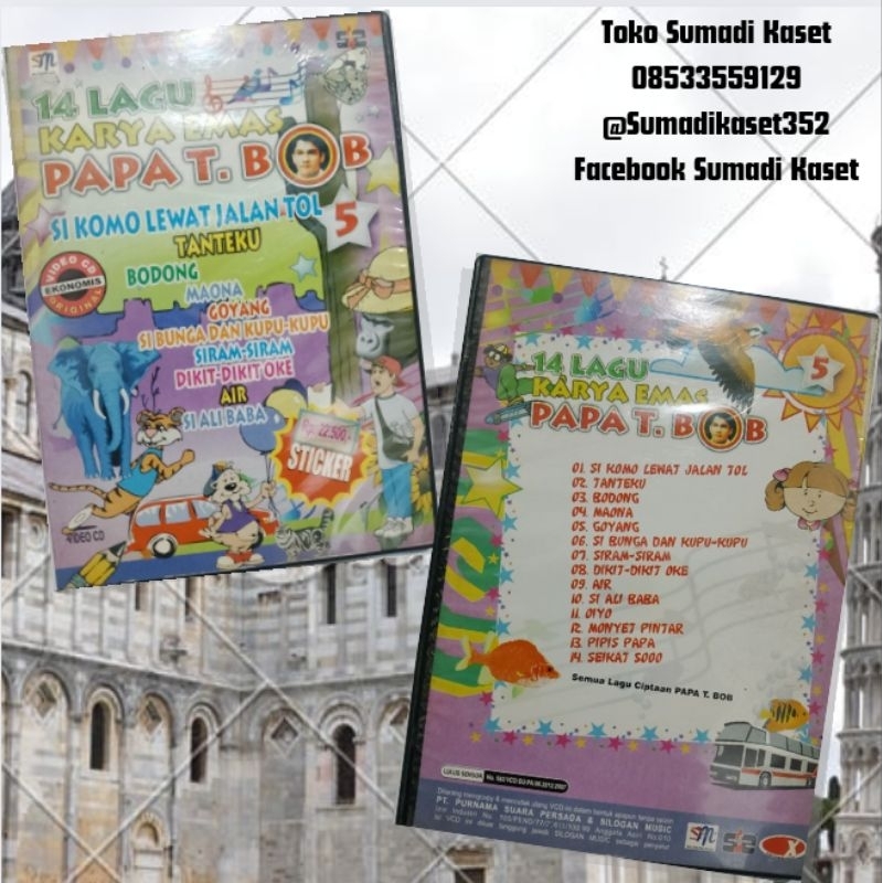 VCD 14 lagu karya papa t bob vol 5