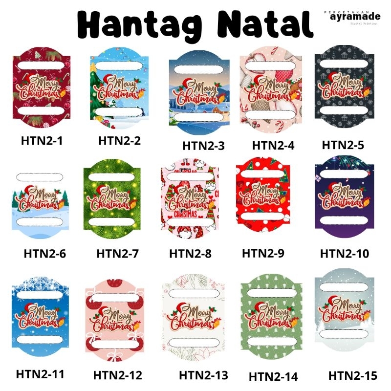 

Hangtag natal - tag merry cristmas - cristmas accesories