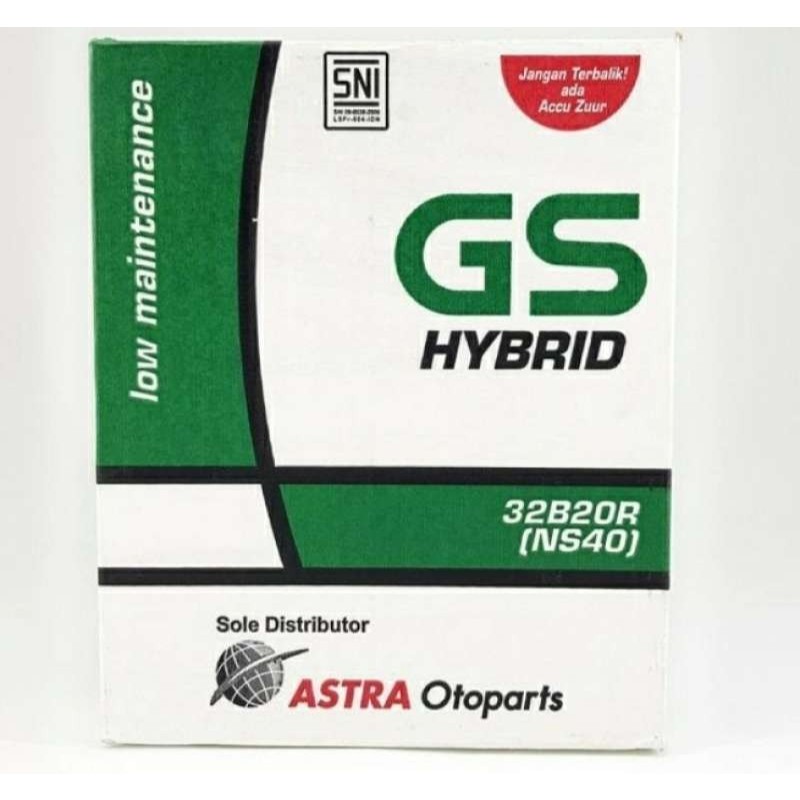 Aki Mobil GS Astra Hybrid NS40