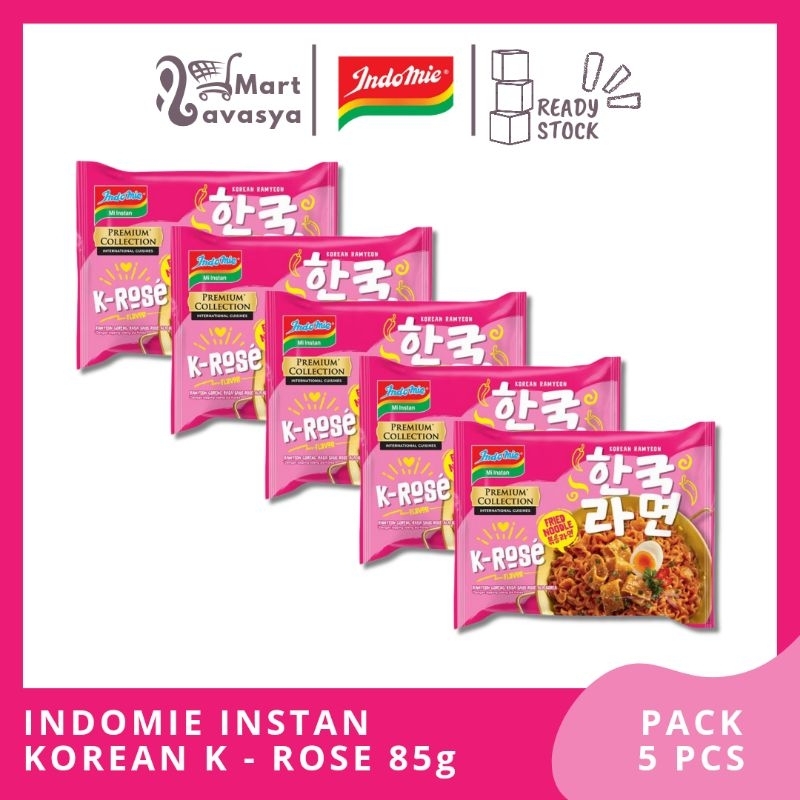 

INDOMIE GORENG KOREAN K ROSE 83g - 1 PACK ISI 5 PCS - KOTA BANDUNG - LAVASYA MART