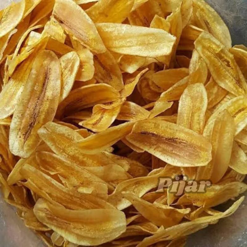 

KRIPIK PISANG KEPOK ASIN RENYAH GURIH 1 KG/ KRIPIK PISANG ASLI TIPIS / KRIPIK PISANG GURIH